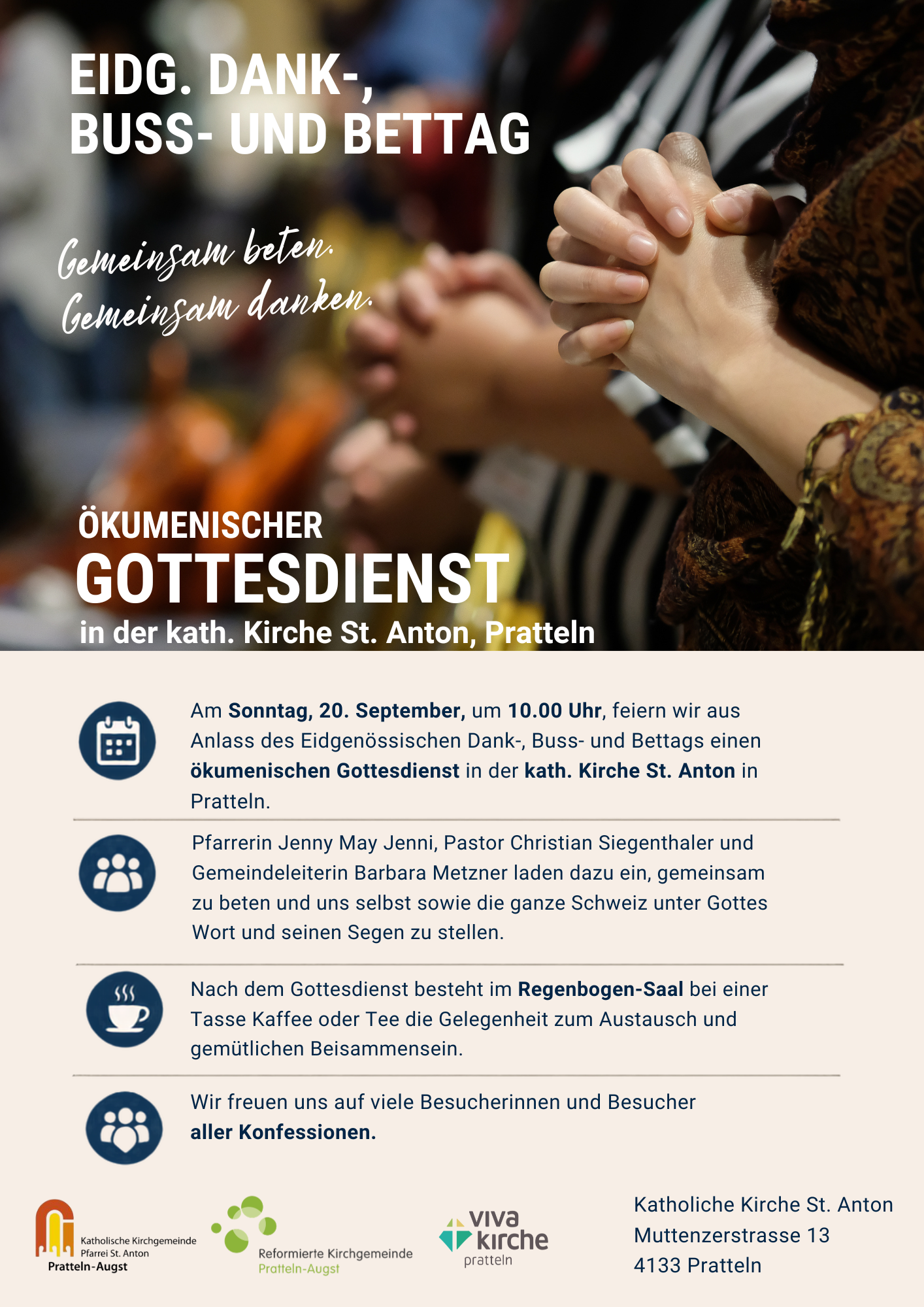 In der Katholische Kirche St. Anton, am 20 September um 10:00 Uhr Pratteln.